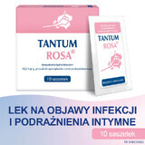 Tantum Rosa 53.2 mg/g, powder for vaginal irrigation solution, 10 sachets