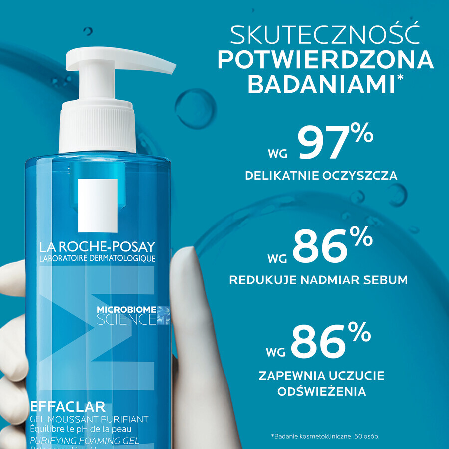 La Roche-Posay Effaclar, Reinigungsgel für fettige und empfindliche Haut, 400 ml