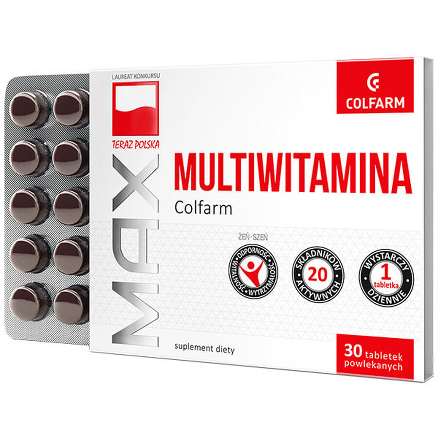 Max Multivitamin, 30 Filmtabletten