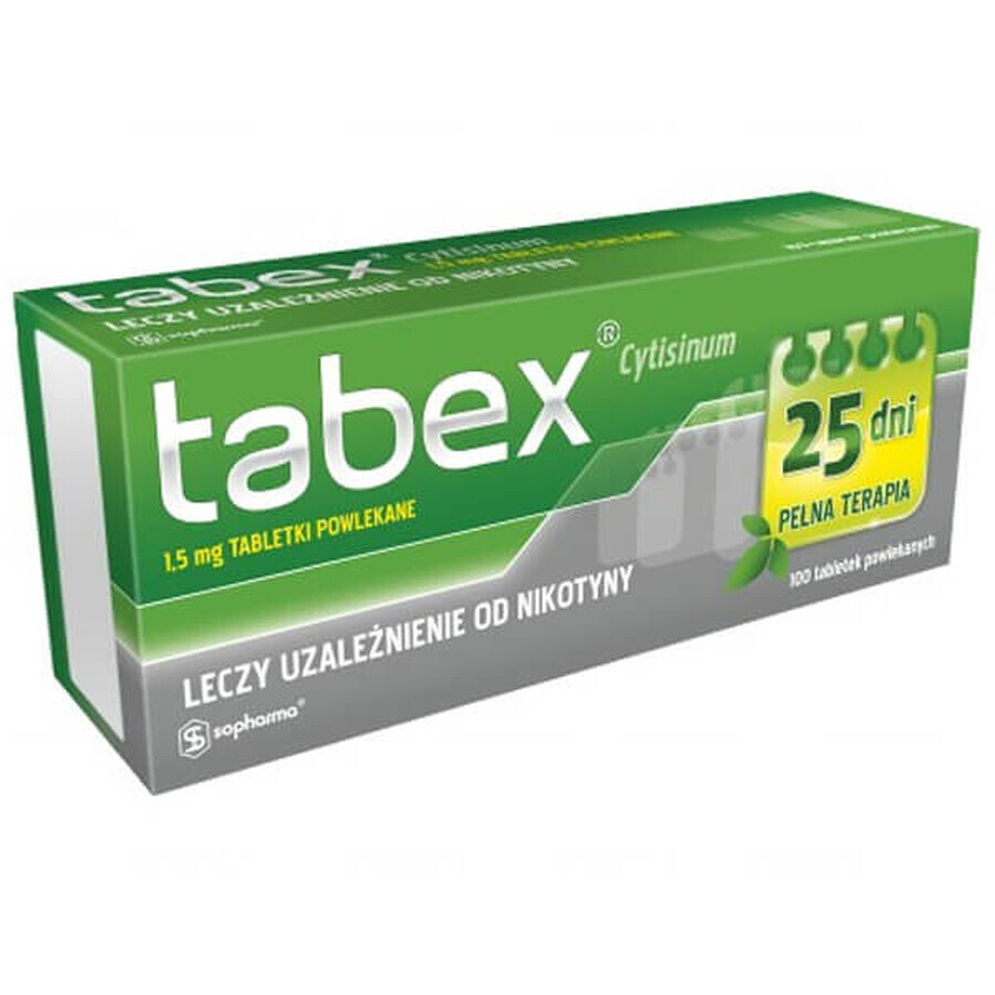 Tabex 1,5 mg, 100 Tabletten