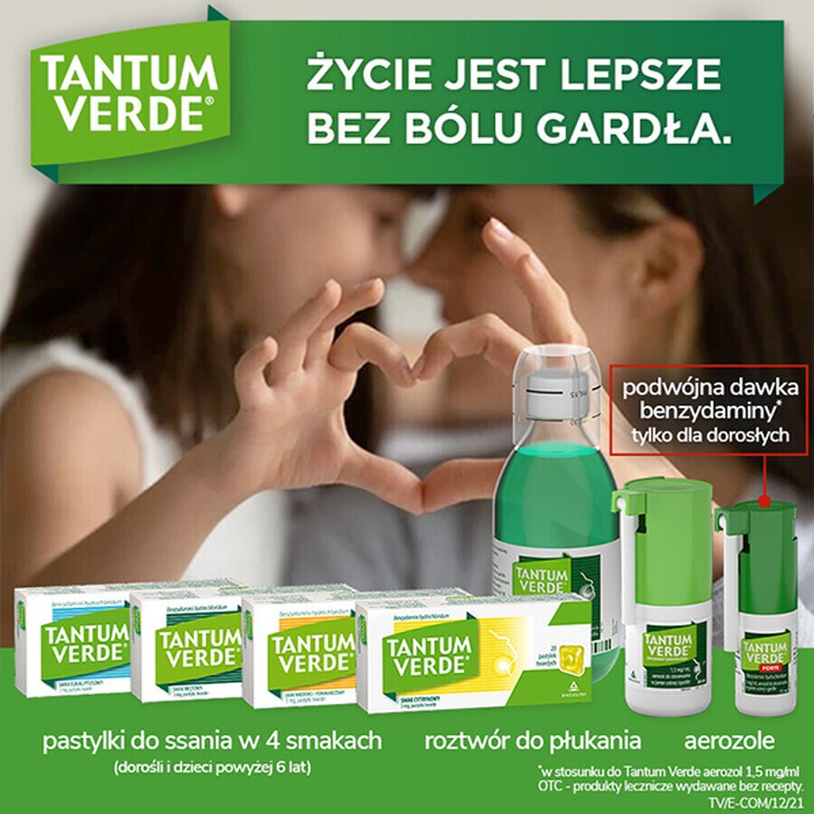 Tantum Verde 1,5 mg/ml, Mund- und Rachenspray, 30 ml