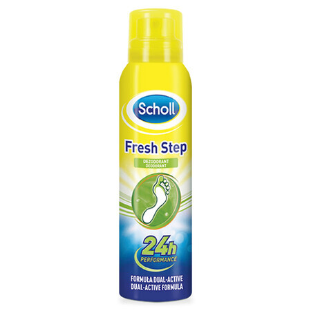 Scholl Fresh Step, geruchsneutralisierendes Fußdeodorant, 150 ml