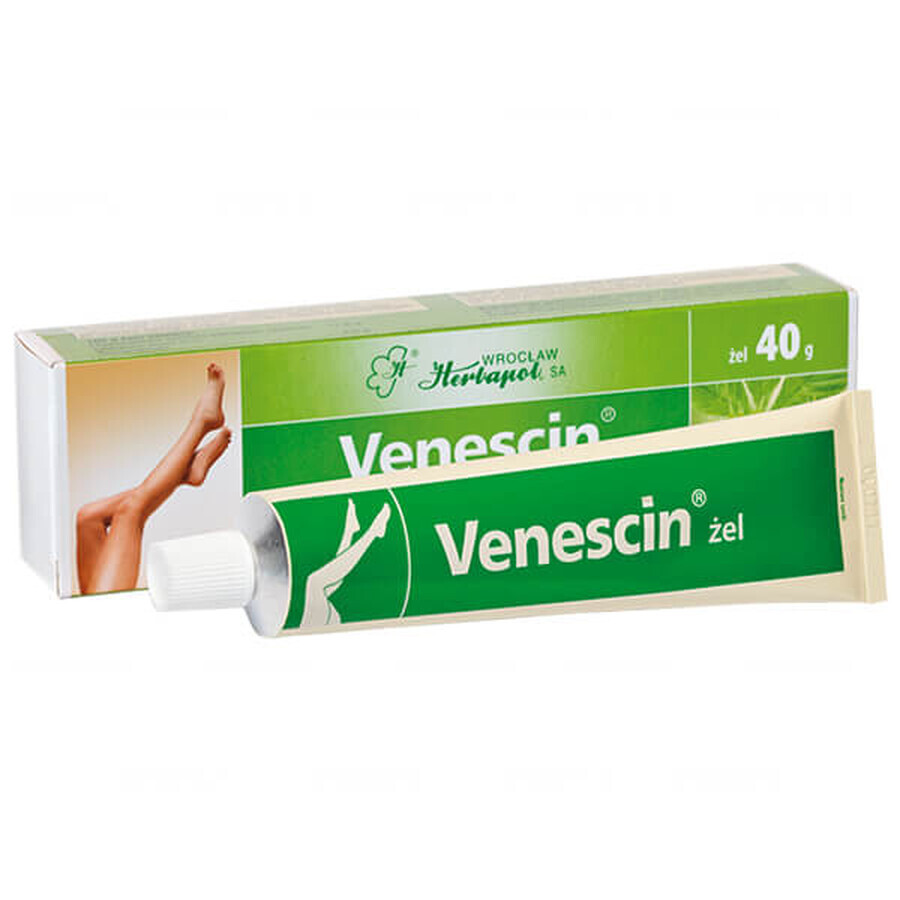 Venescin (0.02 g + 0.118 g)/g, gel, 40 g