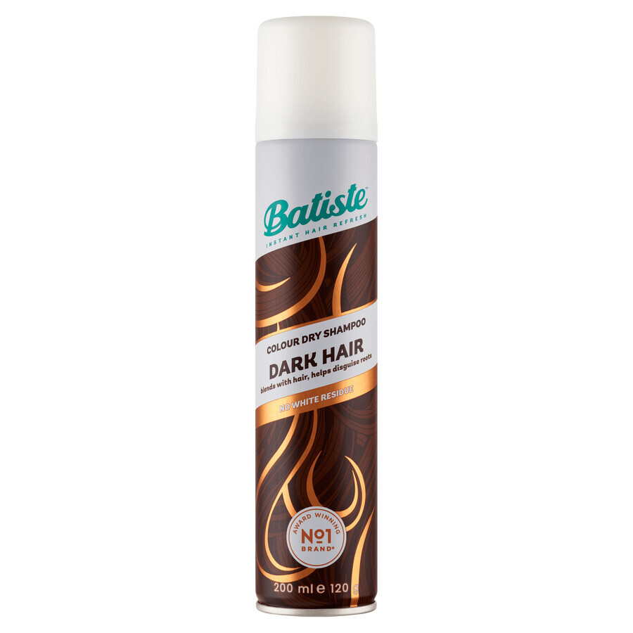 Batiste A Hint of Colour, shampooing sec, pour cheveux foncés, 200 ml