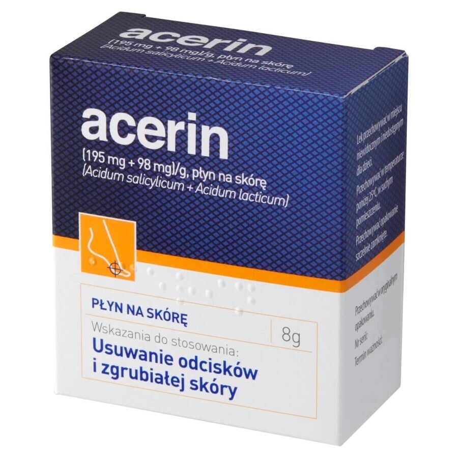 Acerin (195 mg + 98 mg)/g, Hautlotion, 8 g