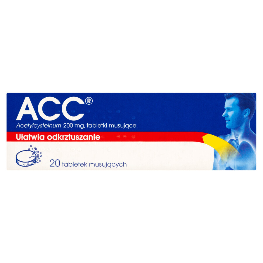 ACC 200 mg, 20 Brausetabletten