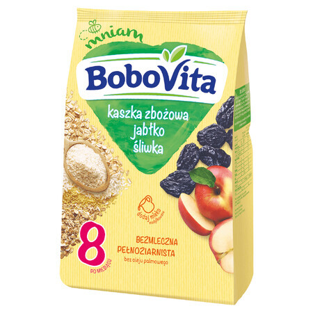 BoboVita Vollkornmüsli, Apfel, Pflaume, milchfrei, nach 8 Monaten, 180 g