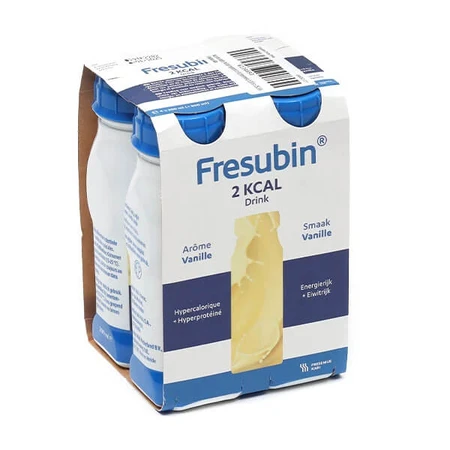 Fresubin 2 kcal Trinknahrung, Vanille, 4 x 200 ml, Fresenius Kabi 