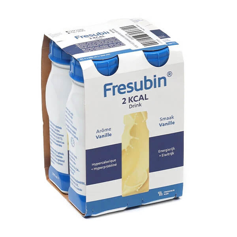 Fresubin 2kcal vanilla drink, 4 x 200ml, Fresenius Kabi