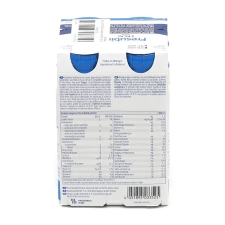 Fresubin 2 kcal Trinknahrung, Vanille, 4 x 200 ml, Fresenius Kabi 