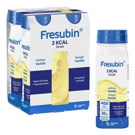 Fresubin 2 kcal Trinknahrung, Vanille, 4 x 200 ml, Fresenius Kabi 