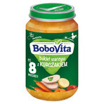 BoboVita Lunch, bouquet di verdure con pollo, dopo 8 mesi, 190 g