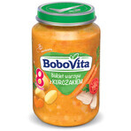 BoboVita Lunch, bouquet di verdure con pollo, dopo 8 mesi, 190 g