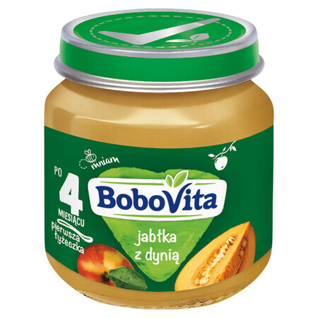 BoboVita Dessert, apple and pumpkin, after 4 months, 125 g