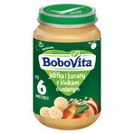 BoboVita Postre, manzanas y plátanos con gachas de avena, después de 6 meses, 190 g