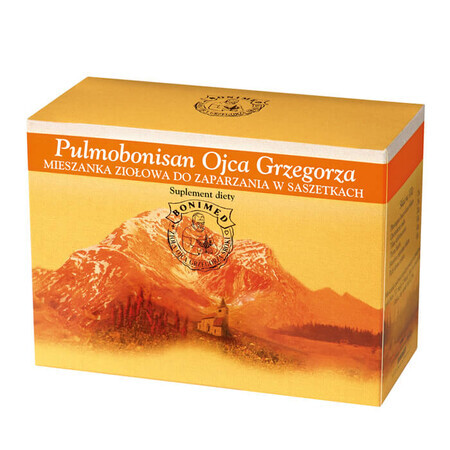 Pater Gregory's Pulmobonisan, Kräutermischung zum Brauen, 4 g x 25 Tütchen