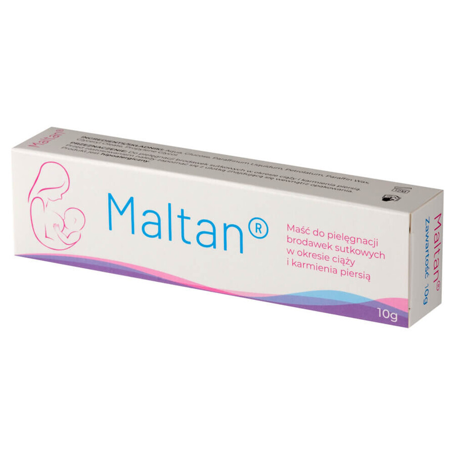 Maltan, pommade pour le soin des mamelons, 10 g