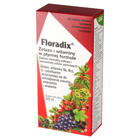 Floradix IJzer & Vitaminen, 500 ml