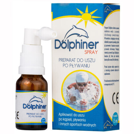 Dolphiner, Ohrpräparat nach dem Schwimmen, Spray, 15 ml