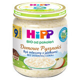 HiPP Delicias Caseras Bio, arroz con leche y manzana, después de 9 meses, 200 g