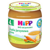 HiPP Zupa Bio, Gemüsebrühe, Sahne, nach 4 Monaten, 125 g