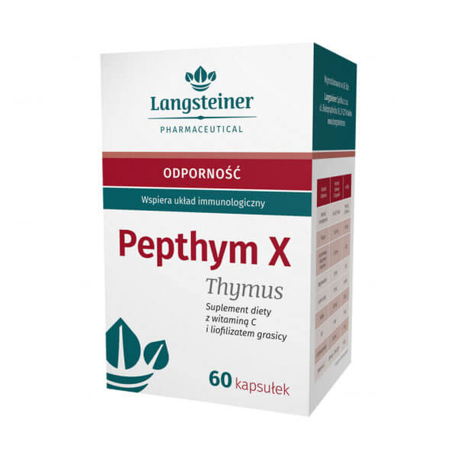 Langsteiner Pepthym X Thymus, 60 Kapseln