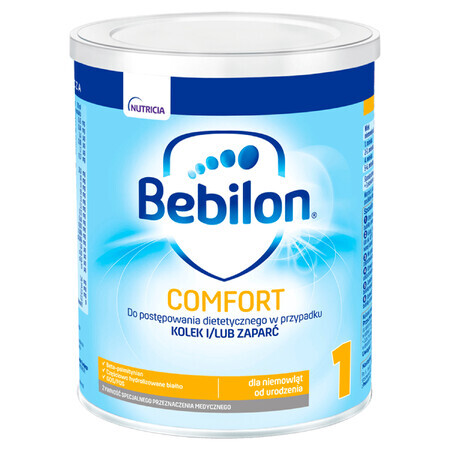 Bebilon Comfort 1, für Säuglinge bei Koliken und Verstopfung, ab Geburt, 400 g