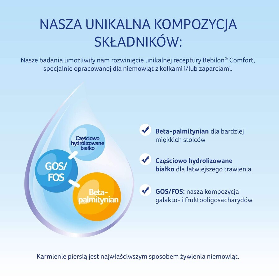 Bebilon Comfort 2, für Säuglinge bei Koliken und Verstopfung, ab 6 Monaten, 400 g