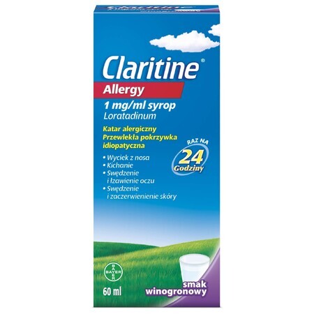 Claritin Allergie 1 mg/ml, Sirup, Traubengeschmack, 60 ml