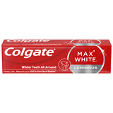 Colgate Max White Luminous, Fluoridzahnpasta, prickelnde Minze, 75 ml