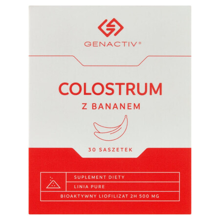 Genactiv Colostrum mit Banane, Pulver, 1 g x 30 Beutel