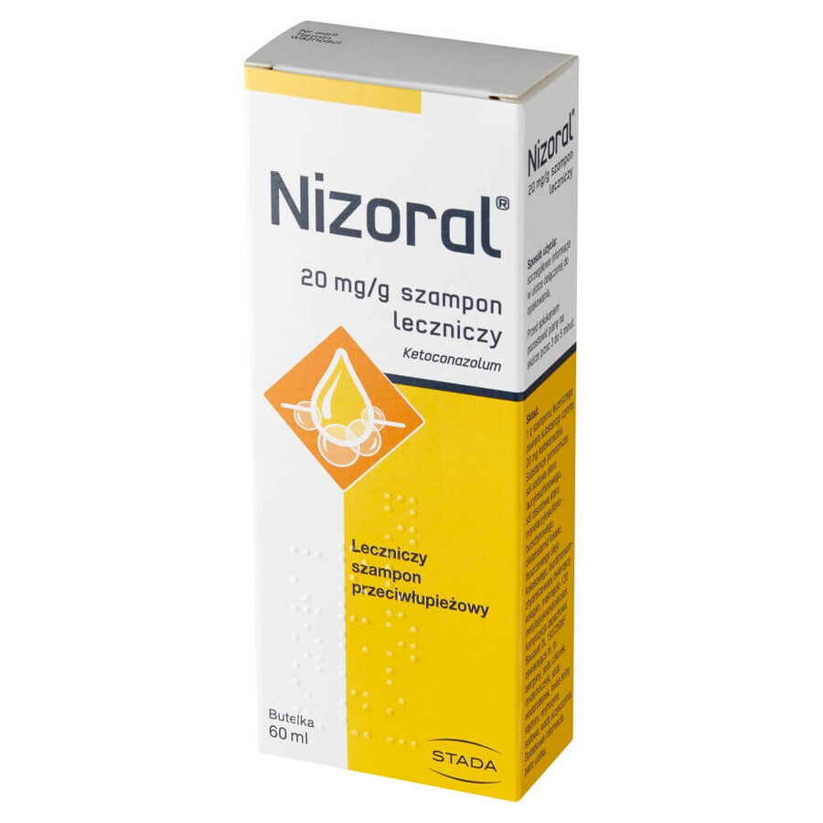 Nizoral 20 mg/g, antiroosshampoo, 60 ml