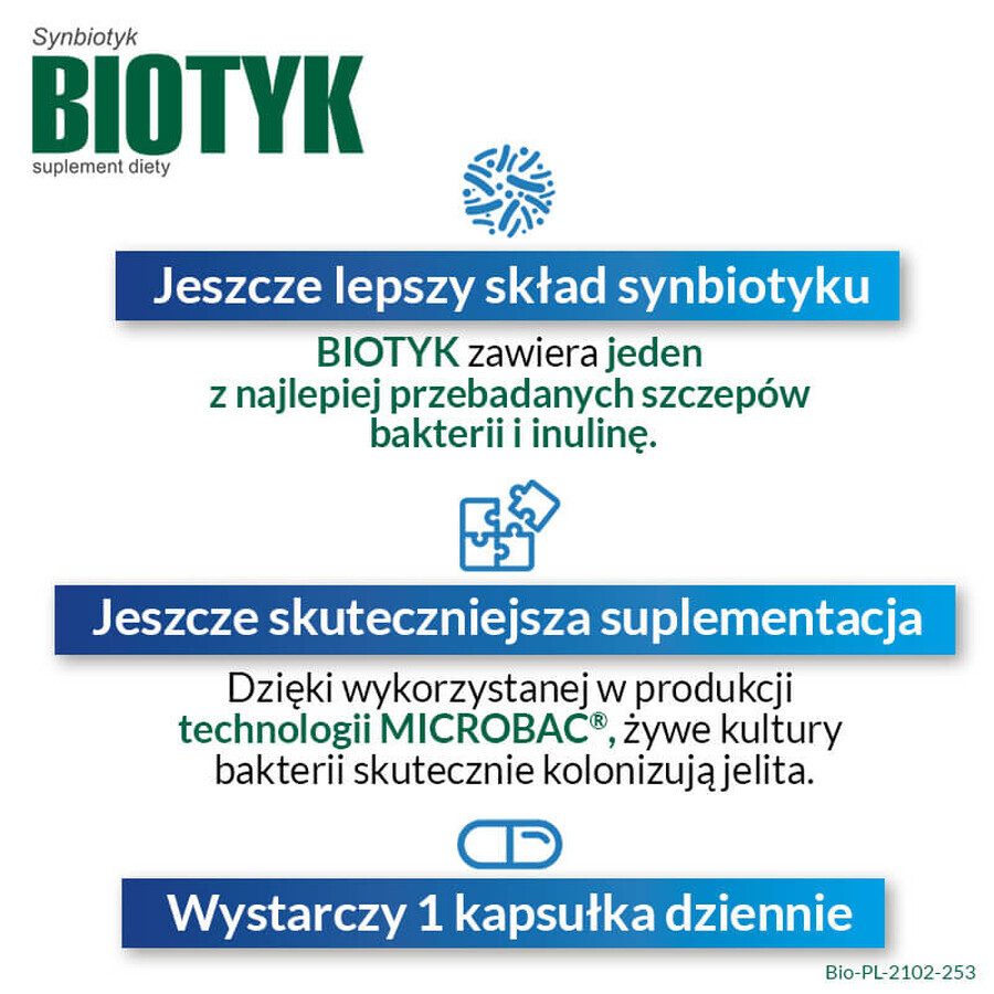 Biotics, 30 capsules