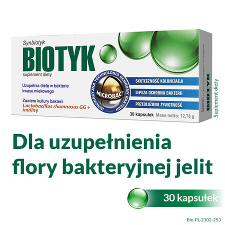 Biotics, 30 capsules