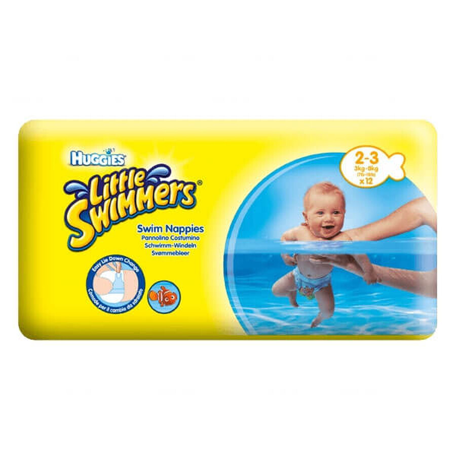 Huggies Little Swimmers, Höschen, Schwimmen, Where's Dory, Größe 2-3, 3-8 kg, 12 Stück