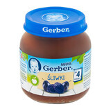 Gerber Dessert, Pflaumen, nach 4 Monaten, 125 g