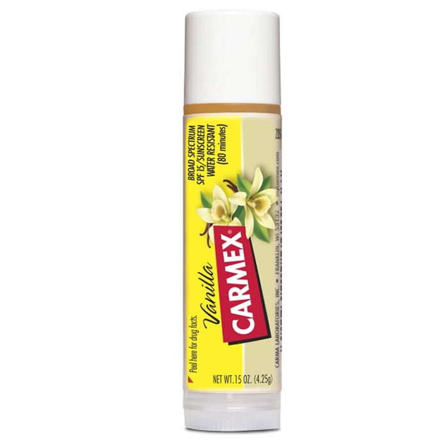 Carmex Vanilla, Lippenbalsam, Stift, SPF 15, 4,25 g