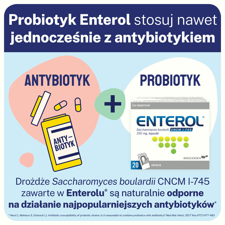 Enterol, 250 mg, 20 Kapseln