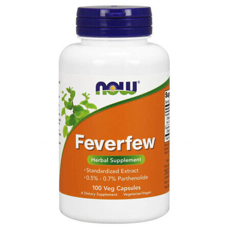 Now Foods Feverfew, Marshmallow, 100 capsule vegetali