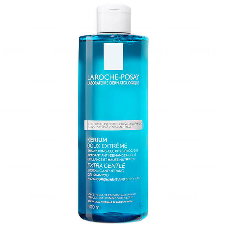 La Roche-Posay Kerium, besonders sanftes Shampoo für empfindliche Kopfhaut, 400 ml