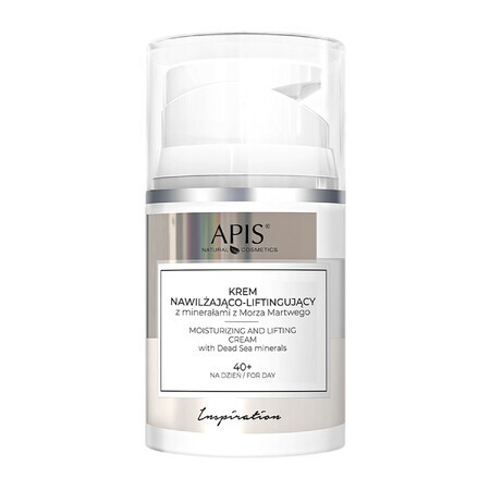 Apis Dead Sea Minerals, Inspiración, crema de día hidratante y lifting, 40+, 50 ml