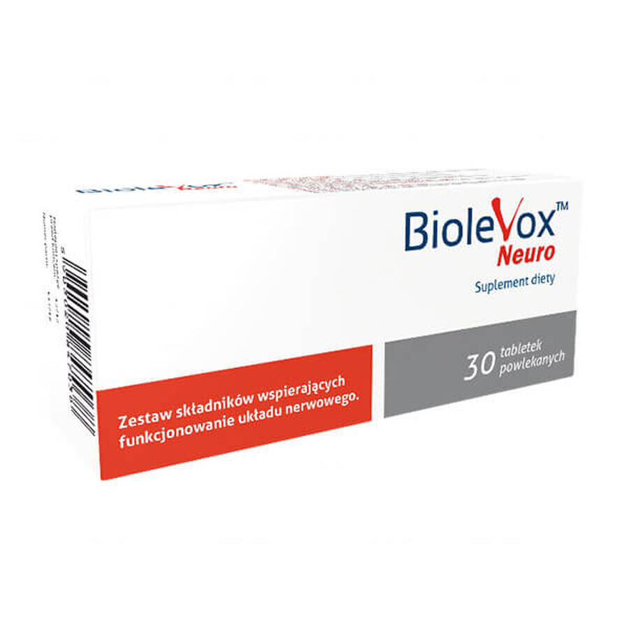 Biolevox Neuro, 30 comprimate filmate