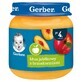 Gerber-Dessert, Apfelmousse mit Pfirsichen, nach 4 Monaten, 125 g