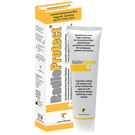 RadioProtect, spezielle beruhigende Creme für die Haut nach Strahlentherapie, Sonnenbad und Solarium, 100 ml