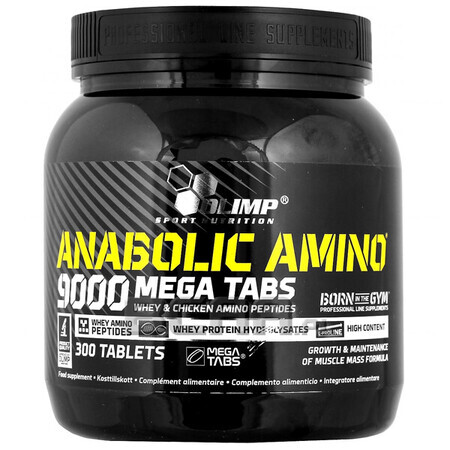 Olympus, Anabolic Amino 9000, 300 Tabletten