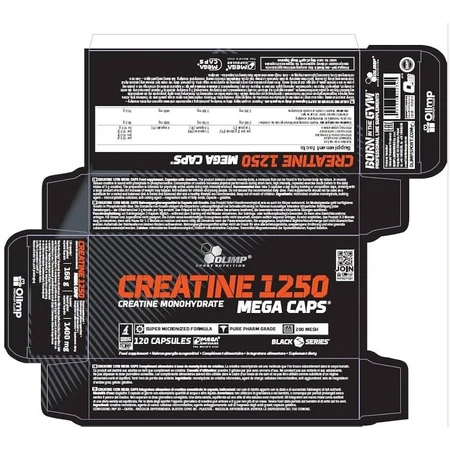 Olimp Creatine 1250 Mega Caps, 120 capsules