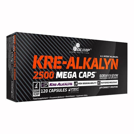 Olimp Kre-Alkalyn 2500 Mega Caps, 120 gélules