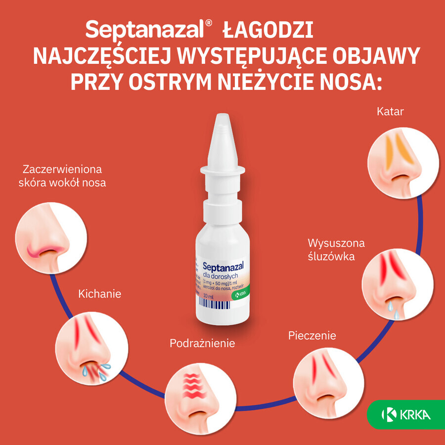 SeptaNazal für Erwachsene (1 mg + 50 mg)/ ml, Nasenspray, 10 ml