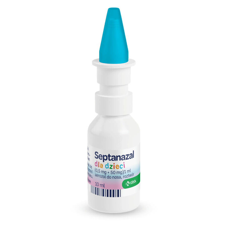 SeptaNazal für Kinder (0,5 mg + 50 mg)/ ml, Nasenspray, 2 bis 6 Jahre, 10 ml