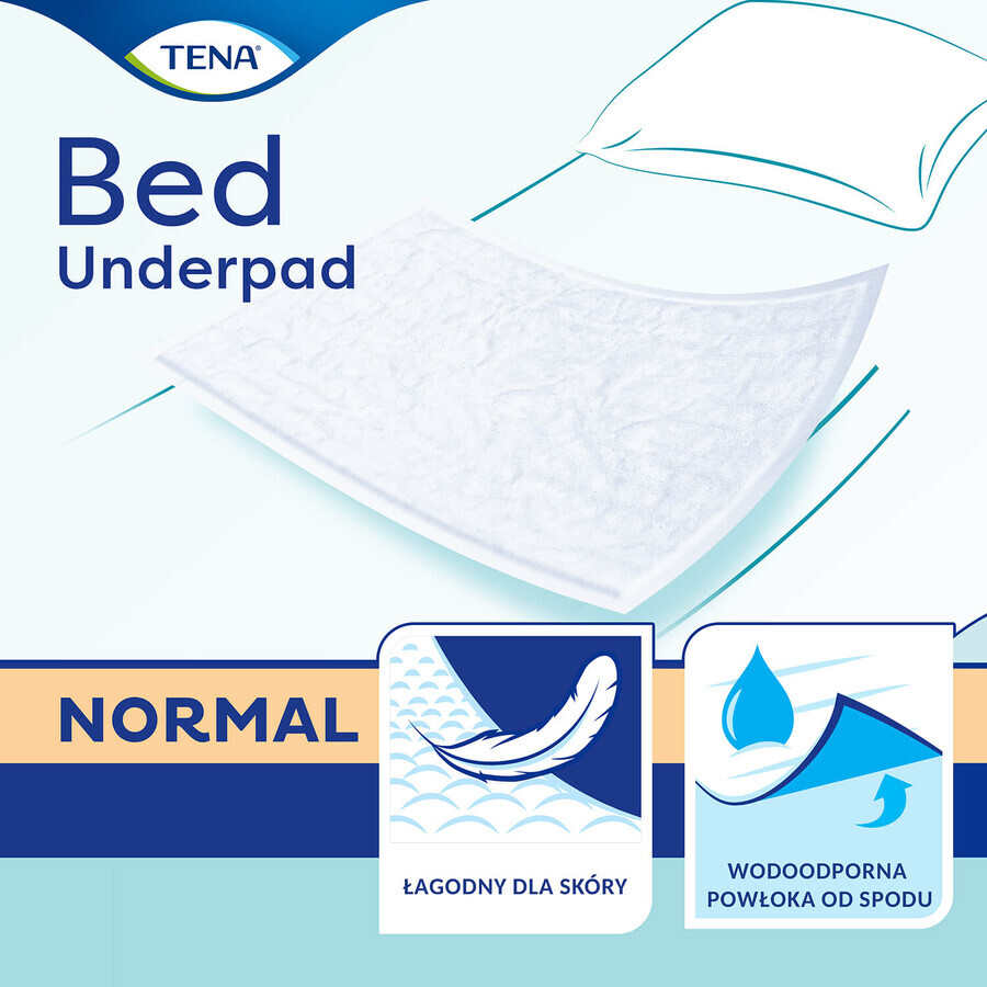 Tena Bed, Saugeinlagen, Normal, 60 cm x 90 cm, 5 Stück